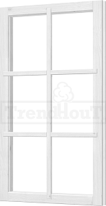 Douglas Vast raamkozijn wit 726x1268mm