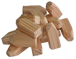 Houten doken (per stuk)