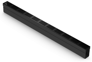 ACO SlimLine goot 100cm incl. Zwart Aluminium Designrooster