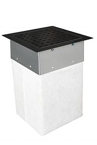 Hydroblob Infiltratieput rooster grafiet 25x25x35 cm