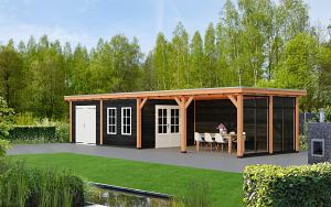 Buitenverblijf Siena 12200x4150x2500mm (bxdxh)