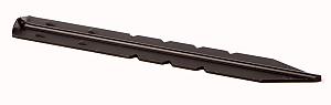 Extra verankeringspen zwart 29.3 x 3.85 cm