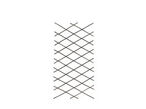 Bamboe trellis harmonica 180 x 180 cm