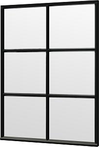 Steel Look raam zwart 1630x2200mm module B-03