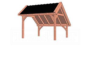 Kapschuur De Hoeve XL 4150x3800x3450mm (bxdxh)