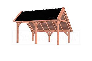 Kapschuur De Hoeve XL 5300x3800x3450mm (bxdxh)