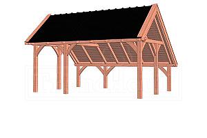 Kapschuur De Hoeve XL 5900x4400x3750mm (bxdxh)