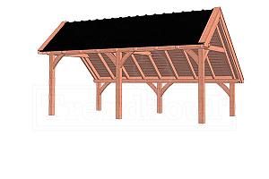 Kapschuur De Hoeve XL 6350x3800x3450mm (bxdxh)