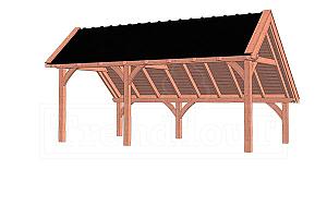 Kapschuur De Hoeve XL 6500x3800x3450mm (bxdxh)