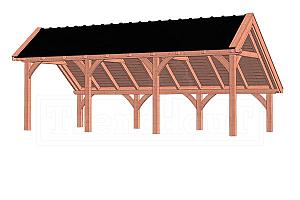 Kapschuur De Hoeve XL 7650x3800x3450mm (bxdxh)