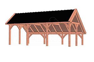 Kapschuur De Hoeve XL 7650x4400x3750mm (bxdxh)