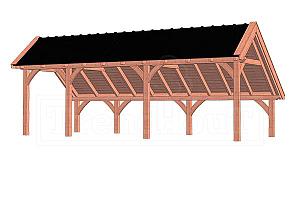 Kapschuur De Hoeve XL 8150x3800x3450mm (bxdxh)