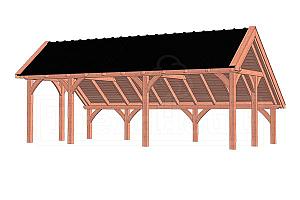 Kapschuur De Hoeve XL 8150x4400x3750mm (bxdxh)