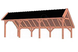 Kapschuur De Hoeve XL 8750x3800x3450mm (bxdxh)
