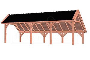 Kapschuur De Hoeve XL 8850x3800x3450mm (bxdxh)