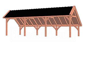 Kapschuur De Hoeve XL 9260x3800x3450mm (bxdxh)