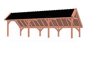 Kapschuur De Hoeve XL 9900x3800x3450mm (bxdxh)