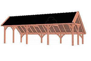 Kapschuur De Hoeve XL 9900x4400x3750mm (bxdxh)