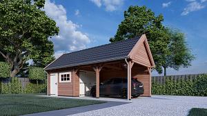 Buitenverblijf Zadeldak XL 9900x4400x4250mm (bxdxh)