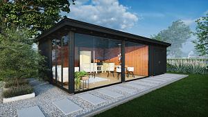 Buitenverblijf Toscane 5450x5450x2600mm (bxdxh)