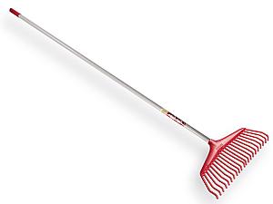 Bladhark met fiberglassteel 150 x 2,4 cm.