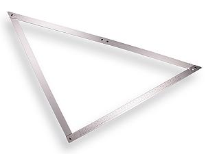 Opvouwbare aluminium vouwhaak in nylon draagtas, afmeting 120x120 cm.