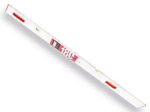 Afreilat - Strijklat 180cm met 2 libellen en 2 handgrepen.