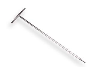 Draadpen, lengte 600 mm, diameter ø 12 mm, verzinkt met T-kop.