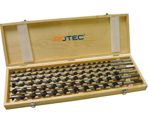 Slangenborenset in houten kist Silver-line 240, 6-delig