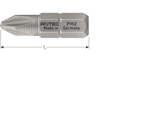 PRO Schroefbit Philips PH1 L=25 (2 st per set)