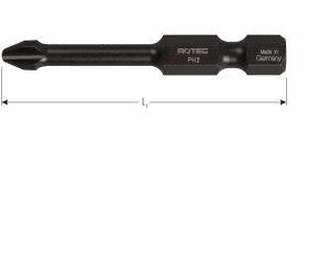 IMPACT Schroefbit Philips P3 L=50 (2 st per set)