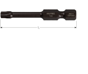 IMPACT Schroefbit Torx T10 L=50 (2 st per set)