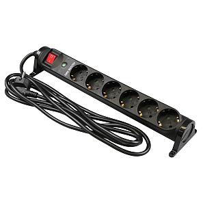 TCD 6V draaibaar 3 meter zwart - monteerbaar