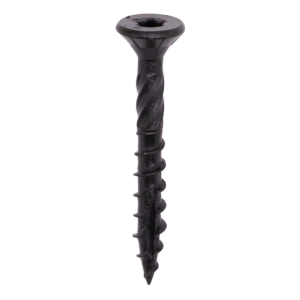 Woodies® Ultimate Blackline 5.0x50/30 platverzonken kop T-25 shield zwart - 200 st.