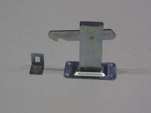 Deurvastzetter vloermodel - 120x60x2mm - galvanisch verzinkt