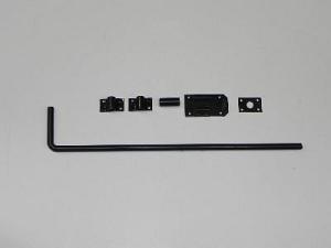 Grondgrendel 600mm - Zwart