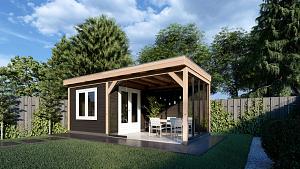 Buitenverblijf Casa 9500x3300x2600mm (bxdxh)