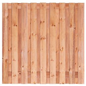 Tuinscherm Tanger geschaafd 180x180cm Red Class 19-planks