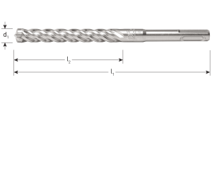 Hamerboor SDS+ Quattro-X ø10,0x150/215 (1 st per set)