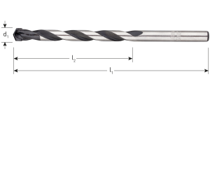 Steen/ betonboor ø8x80/120 (1 st per set)