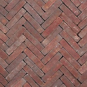 Ruston paars rood bezand UWF60 getrommeld