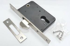 Haakslot 73x115mm - zwart gepoedercoat