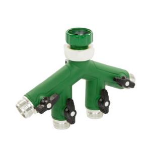SummerRain 4-weg kraanadapter, metaal