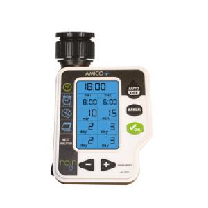 Rain beregeningscomputer, type Amico+, 2 stations, op batterijen met 4 starttijden