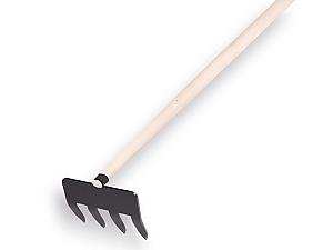 Sloothaak 4-tands met steel taps 340x4,5 cm