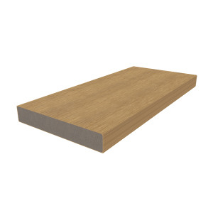 NewTechWood composiet co-extrusie kantplank houtstructuur 2,3 x 13,8 x 300 cm, Red Cedar.