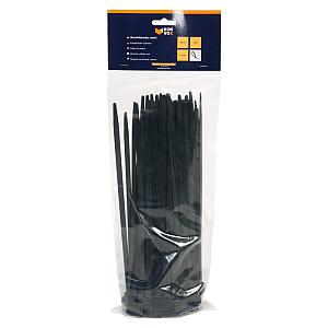 Konvox Bundelbandje 7,6 x 300mm zwart - zak 100 st