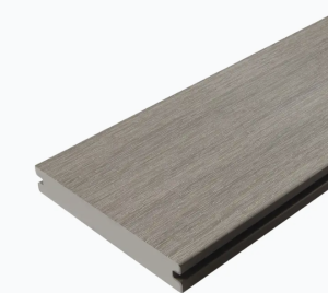 WPC 22,5x138mm Fiberdeck Premium massief Light Grey - lengte 400cm