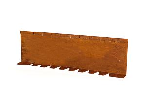 Kantopsluiting corten Single flex (flg) 300x10 cm
