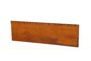 Kantopsluiting corten Single flex 300x16,5 cm